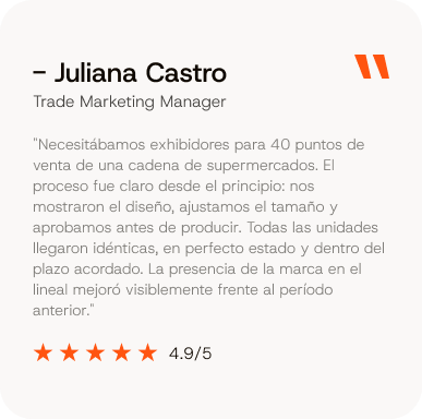 Exhibidores y dummies