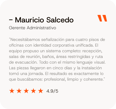 Avisos de recepción y señalización